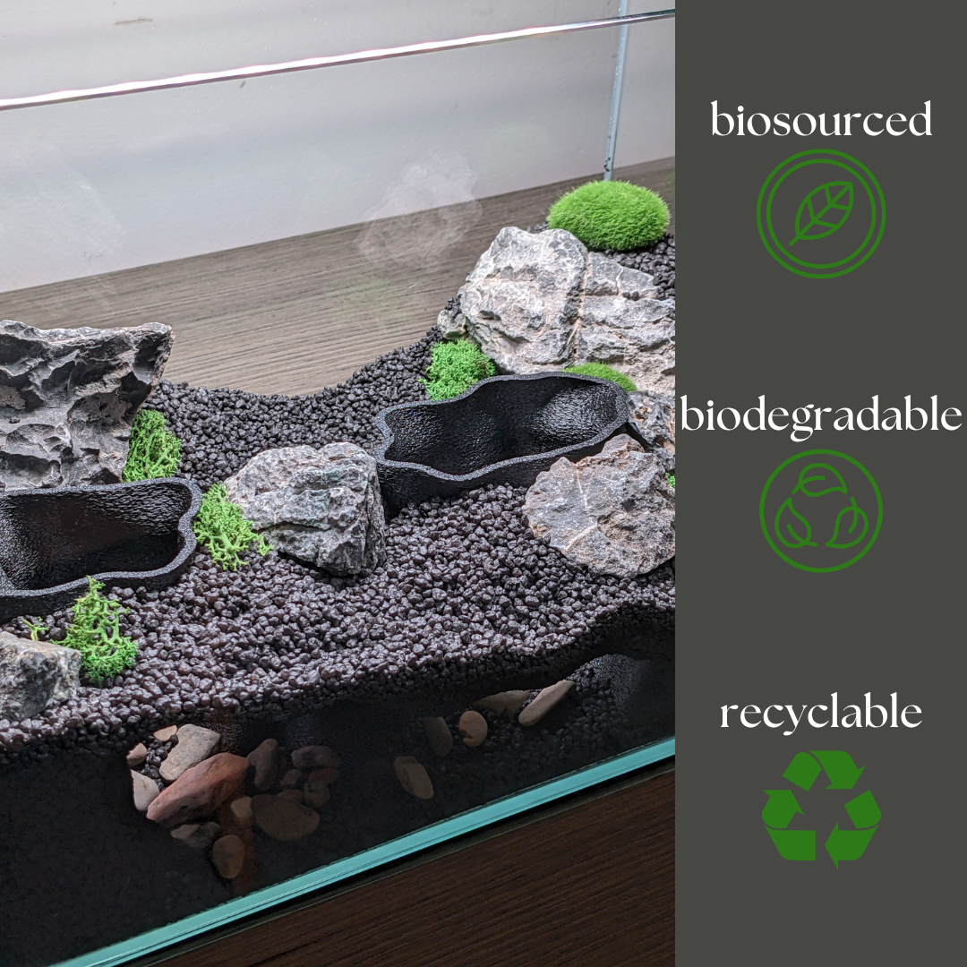Double Entrance Aquarium and Terrarium Natural Tunnel