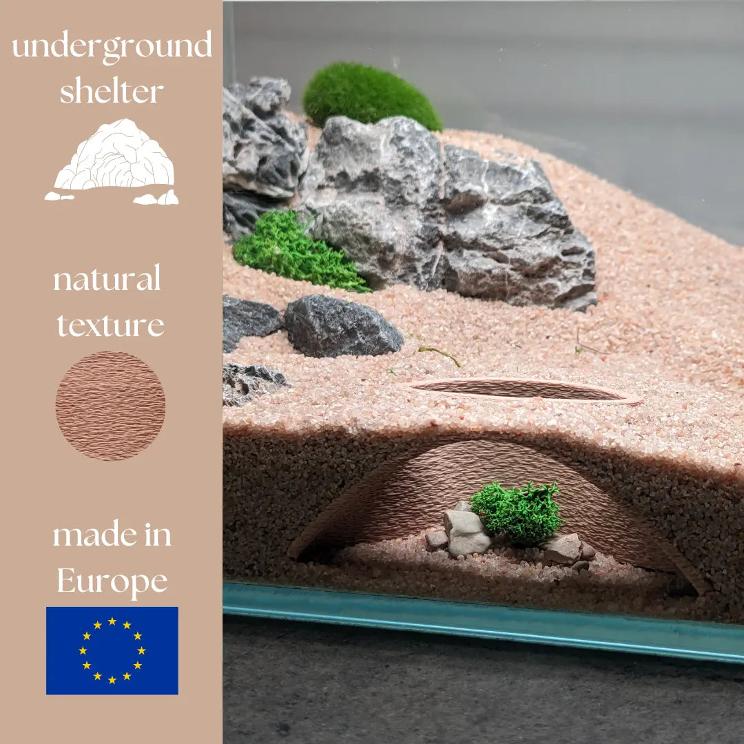 Photo from the right side sand color nano cave